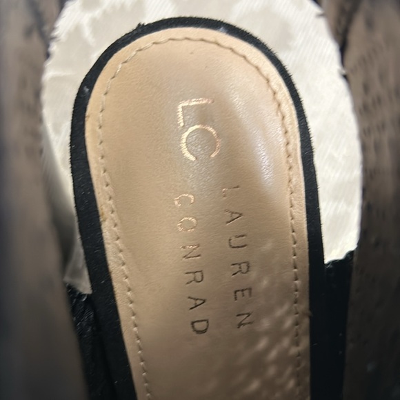 Lauren Conrad Hazelnut Peep Toe Boots Statice Cutout Ankle Boots. 8.5M - Picture 8 of 9